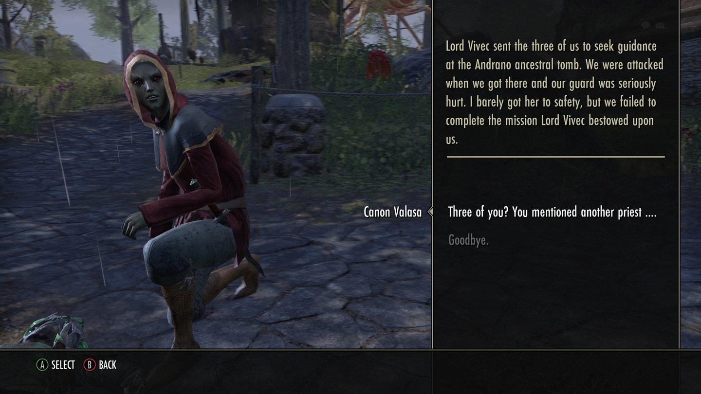 Elder Scrolls Online: Morrowind - KonsoleDie Questgeber sitzen oder stehen in der Regel einfach so in der Landschaft herum, sind aber markiert.