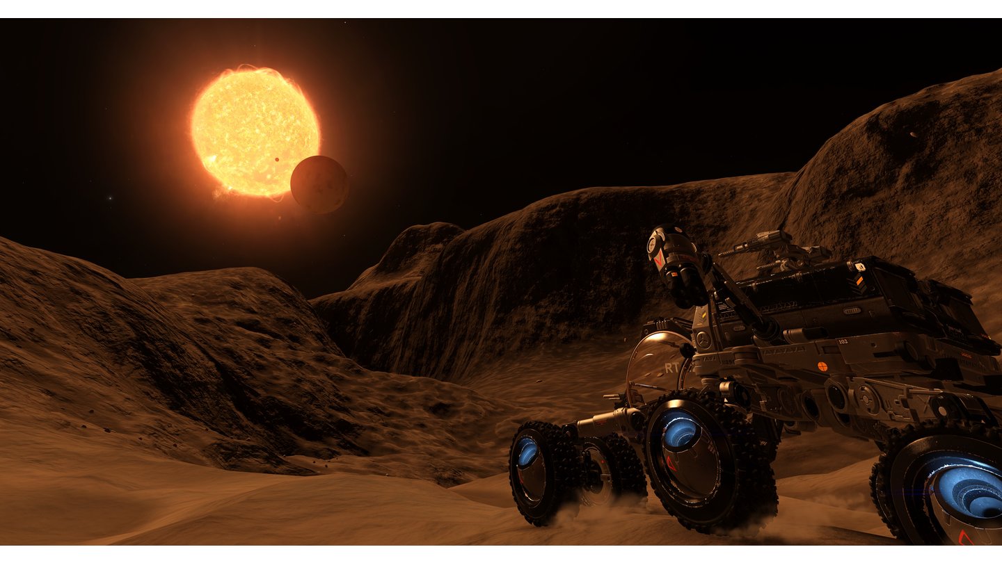 Elite: Dangerous - Horizons - Screenshots der Planetenlandung