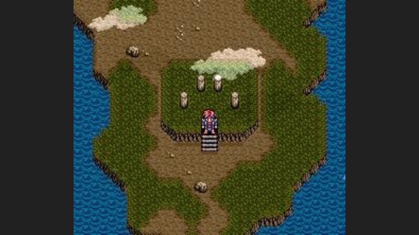Near some ruins