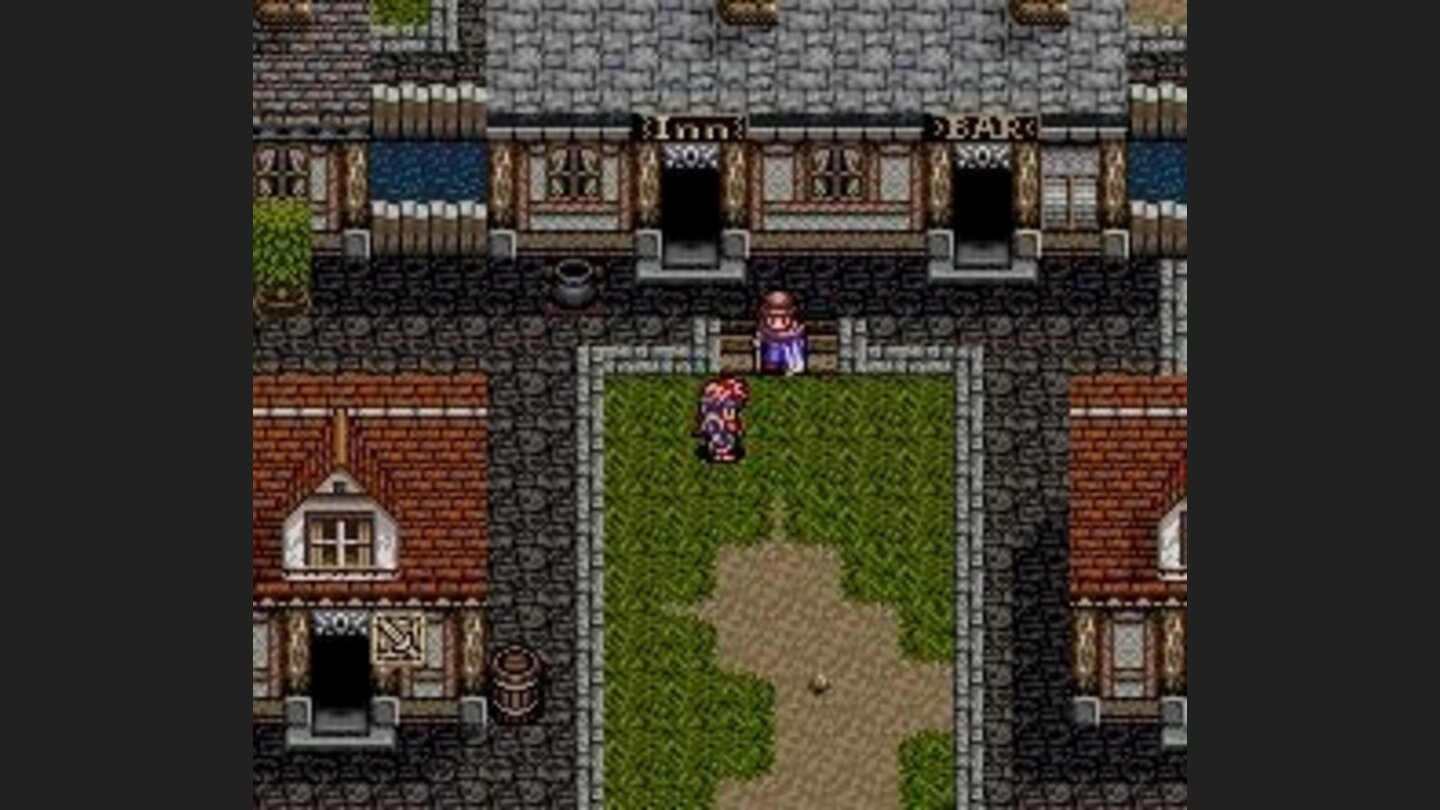In a town