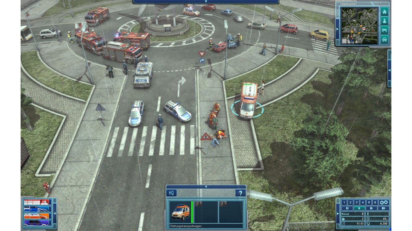 Emergency 2012PC-Screenshots aus der Test-Version von Emergency 2012.