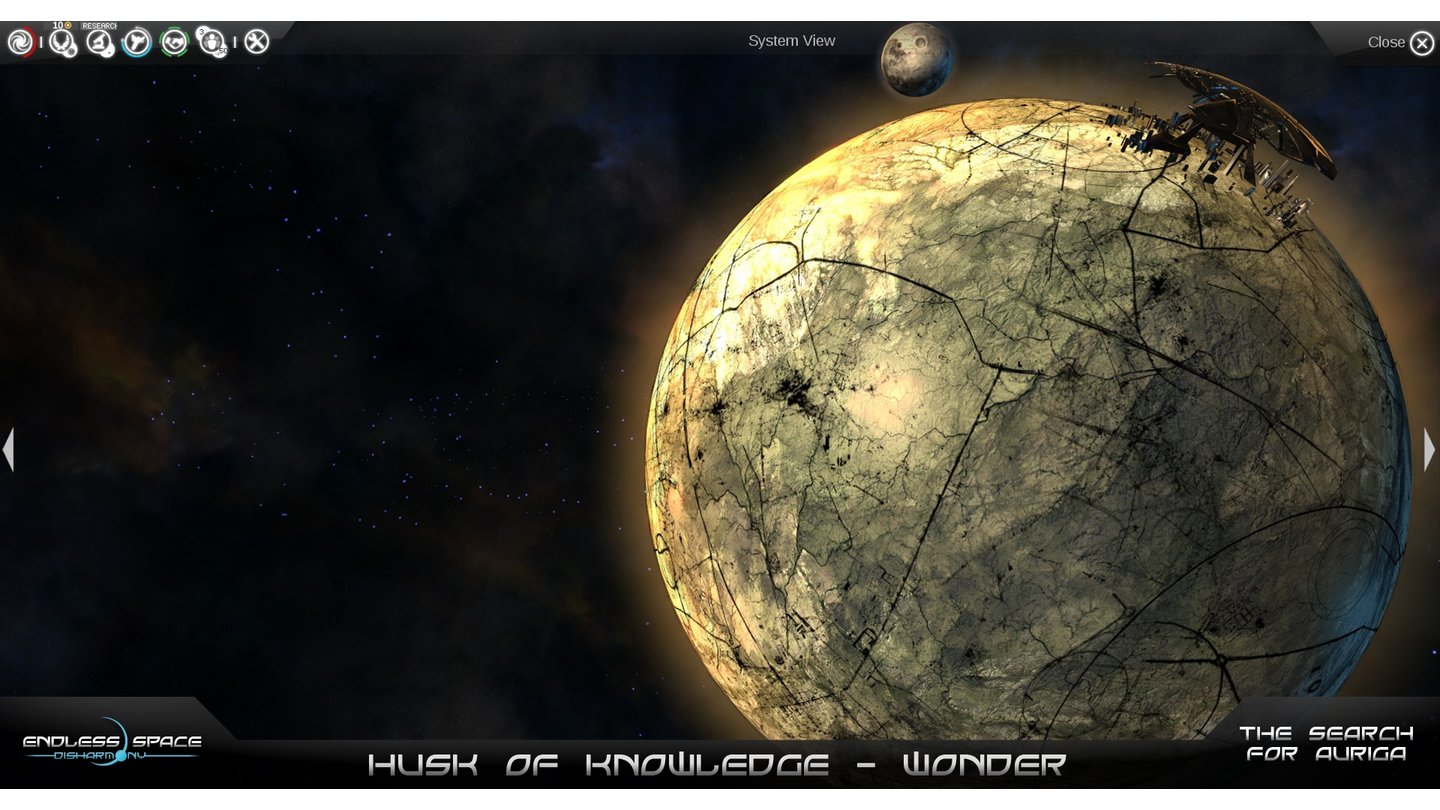 Endless SpaceScreenshot aus dem DLC »Search for Auriga«