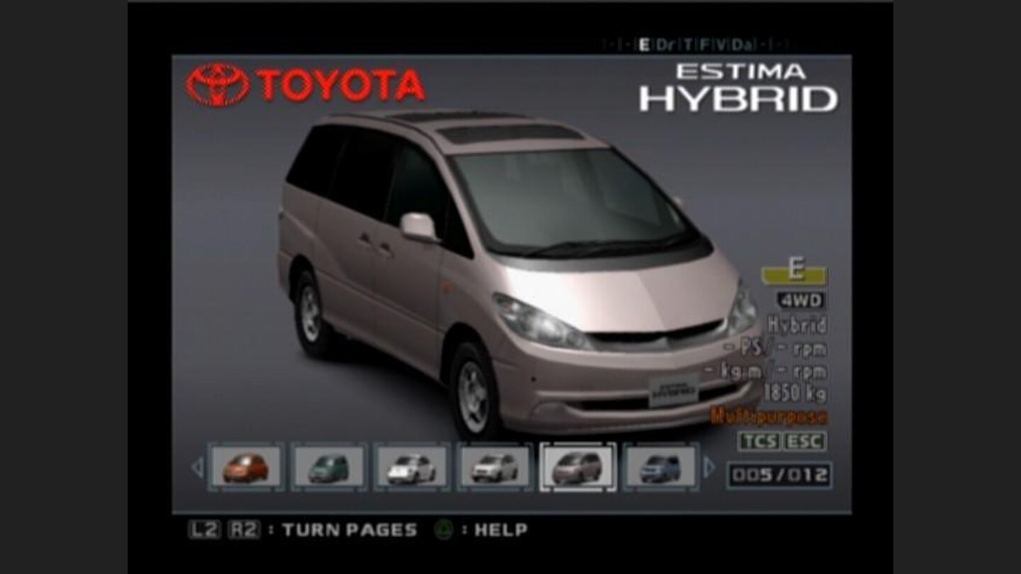There are virtually no limits in selection, so if you wanna race in a family car youre welcome to try anytime