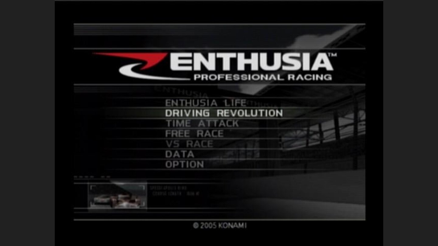Main menu