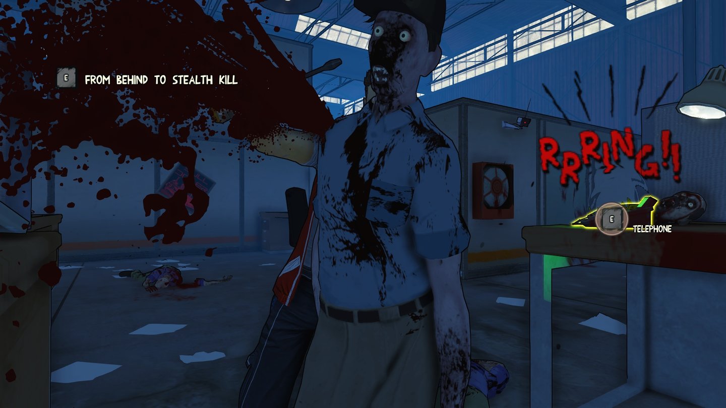 Escape Dead IslandStealth-Kills sind unsere bevorzugte Zombie-Entsorgungstaktik. Die können einem dabei fast schon leidtun. Erstens weil sie unfreiwillig dämlich aussehen…
