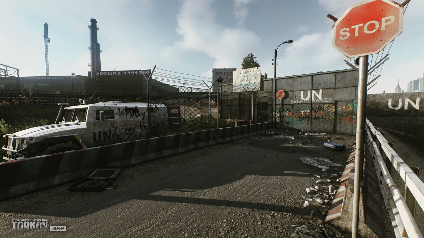 Escape from Tarkov - Screenshots aus dem ersten Alpha-Gebiet »The Customs«