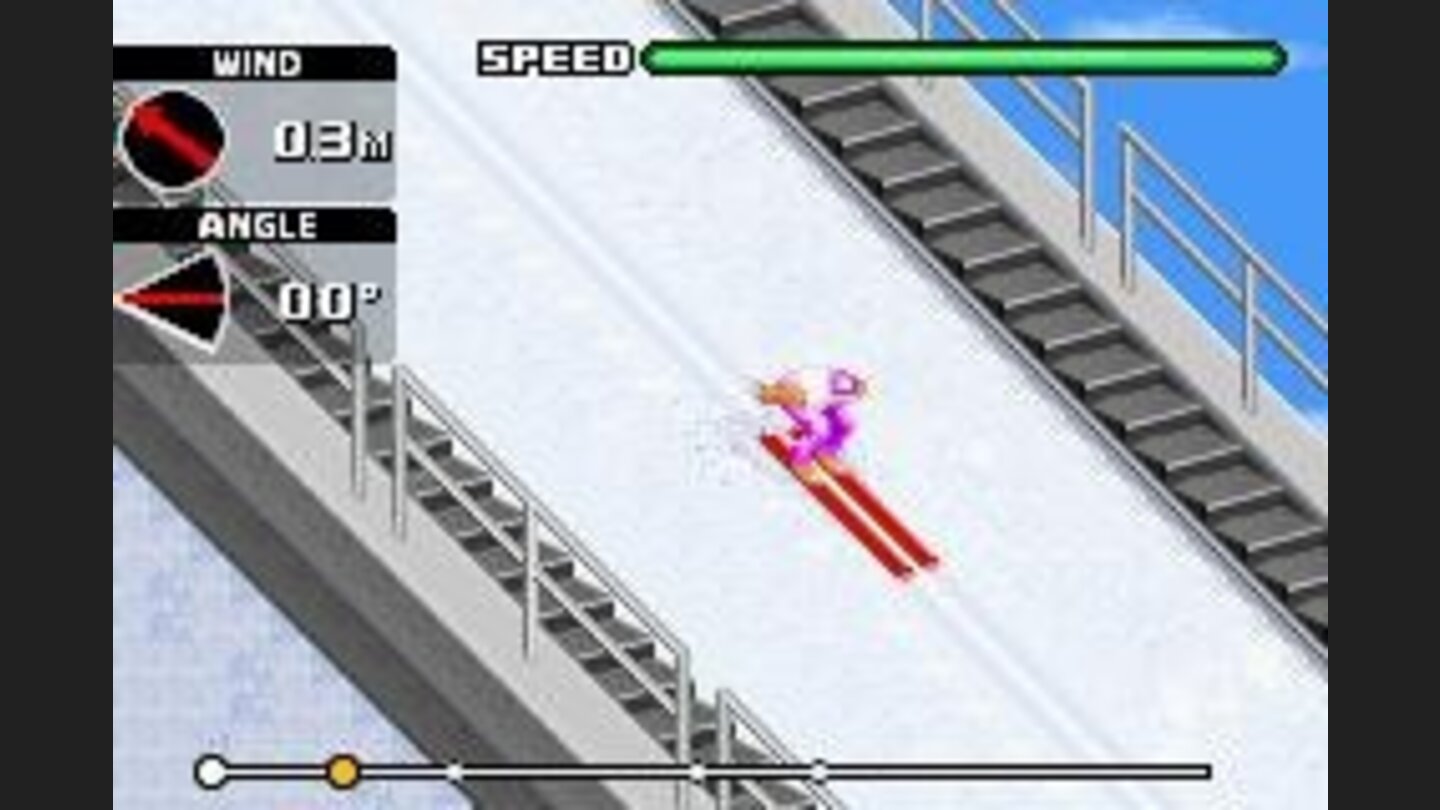 The Ski Jump... get your speed up before the jump