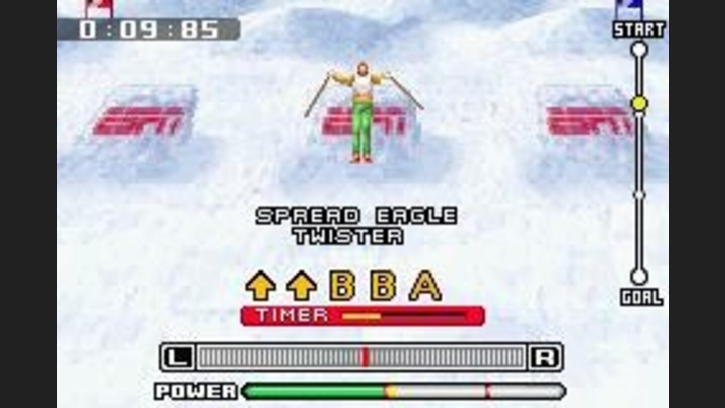 Do tricks in the Moguls to get points while also trying to get down fast enough for a time bonus