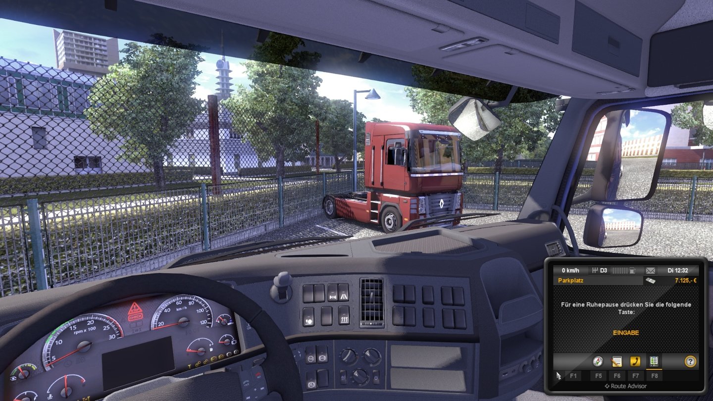 Euro Truck Simulator 2Endlich ausruhen – ein Kollege ist auch schon da.