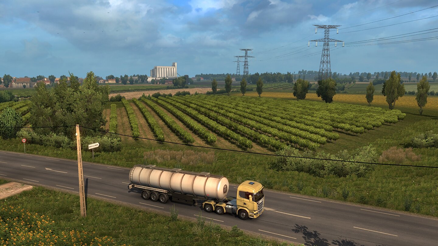 Euro Truck Simulator 2Screenshots aus der Erweiterung »Viva la France!«
