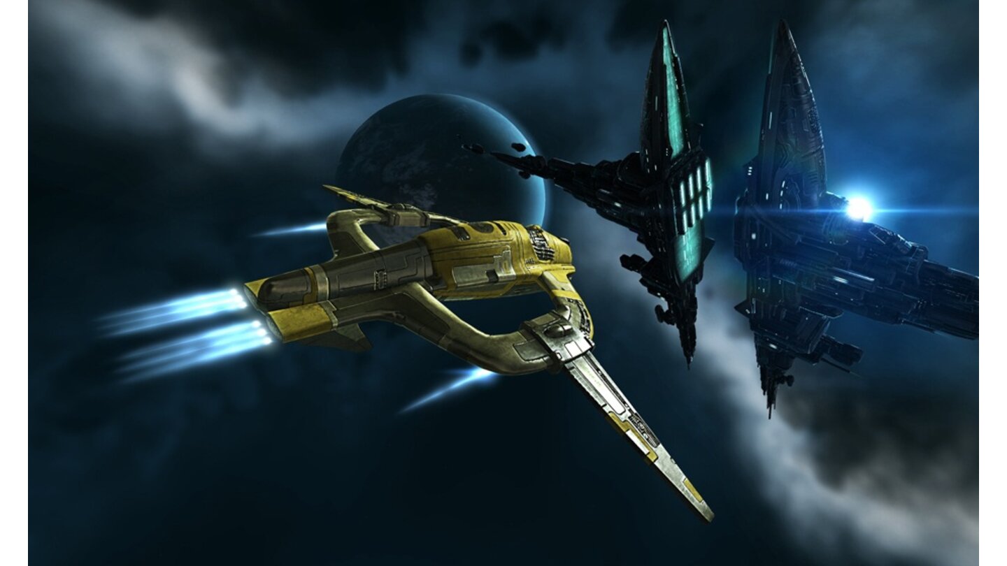 Eve Online: TyrannisDie 13. Erweiterung zum Weltraum-MMO lässt Sie nun auch Planeten erobern und ausbeuten. Außerdem erleichtert das neue Eve-Gate die Kommunikation unter den Spielern. Wie üblich bei CCP Games wird das Addon ohne zusätzliche Kosten zum Abo aufgespielt.