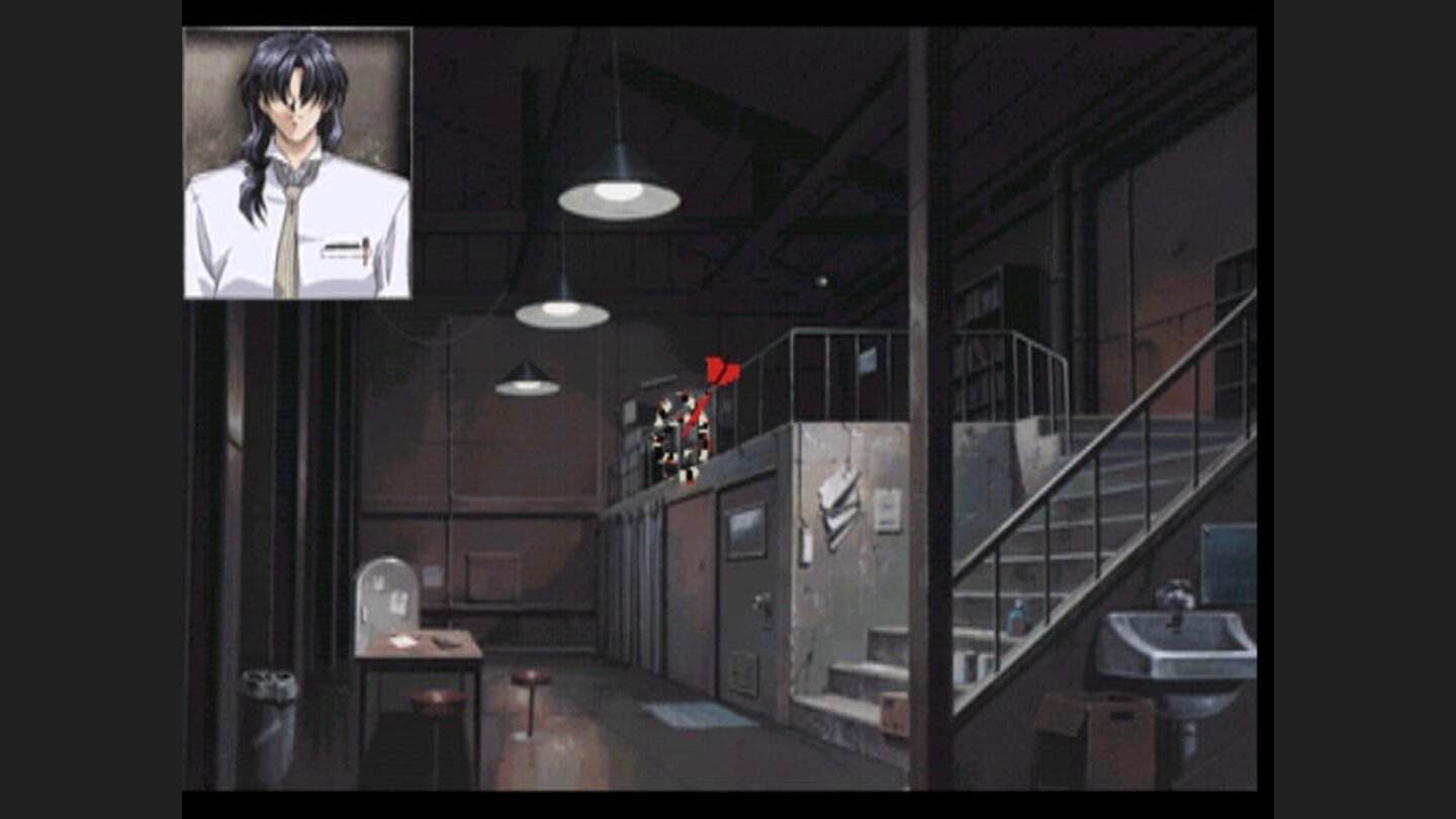 Kojiroh in his office. Hasnt changed much since Eve Burst Error...