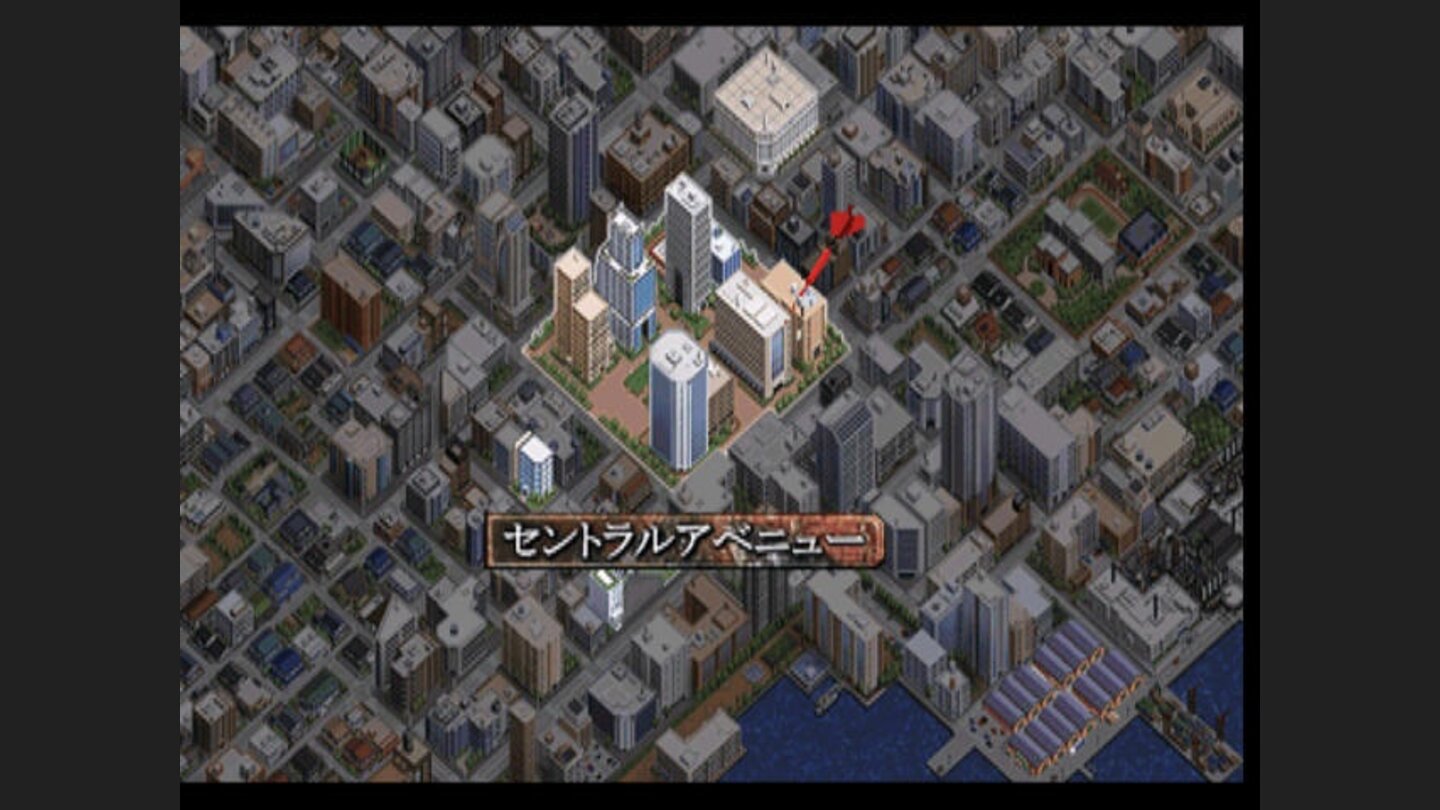 City map. Accessible areas are highlighted