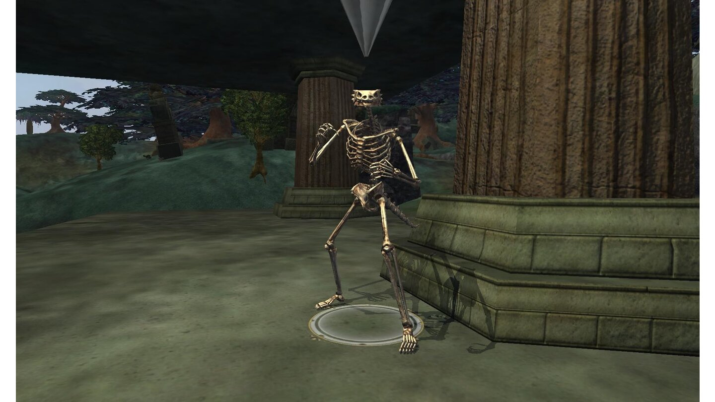 Everquest 2 ExtendedWer genau hinsieht, erkennt sofort: Einen Menschen haben diese Knochen nicht getragen.