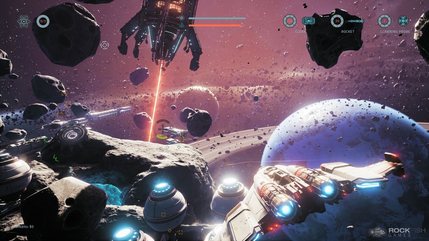 EverspaceEverspace basiert auf der aktuellsten Version der Unreal Engine und kann dadurch mit einem detail- und abwechslungsreichen Weltraum sowie hübschen Effekten punkten.