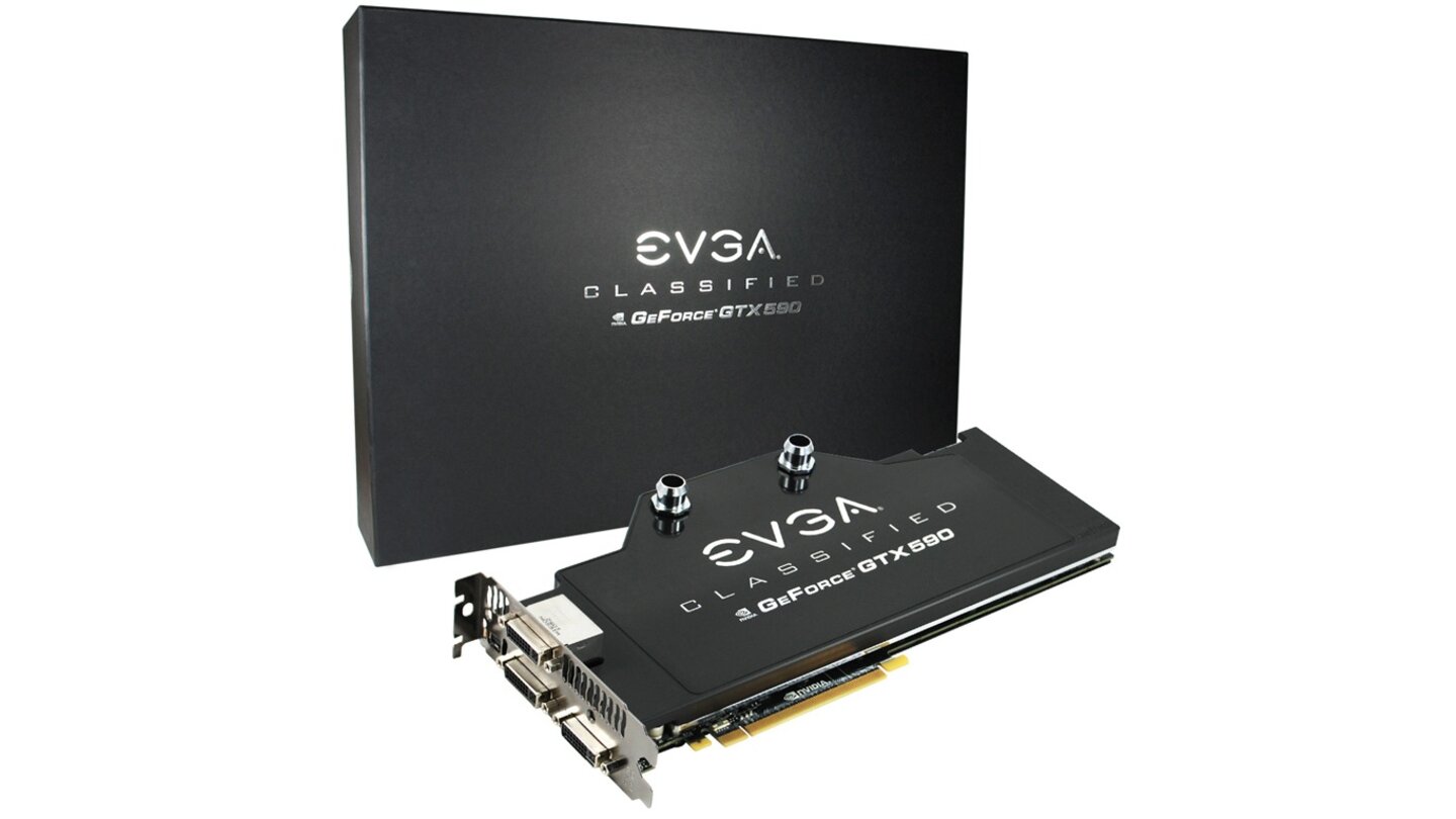 EVGA Geforce GTX 590 Classified Hydro Copper