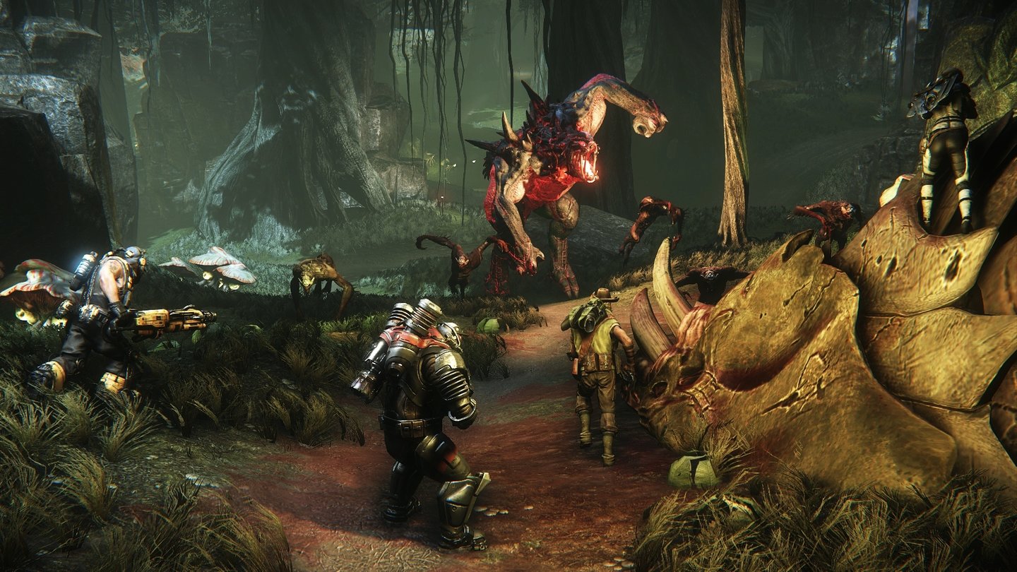 Evolve
Schlaue Monster-Spieler verwickeln die Jäger in Kämpfe mit anderen Wildtieren. Damit steigen die Chancen, sie zu überwältigen.