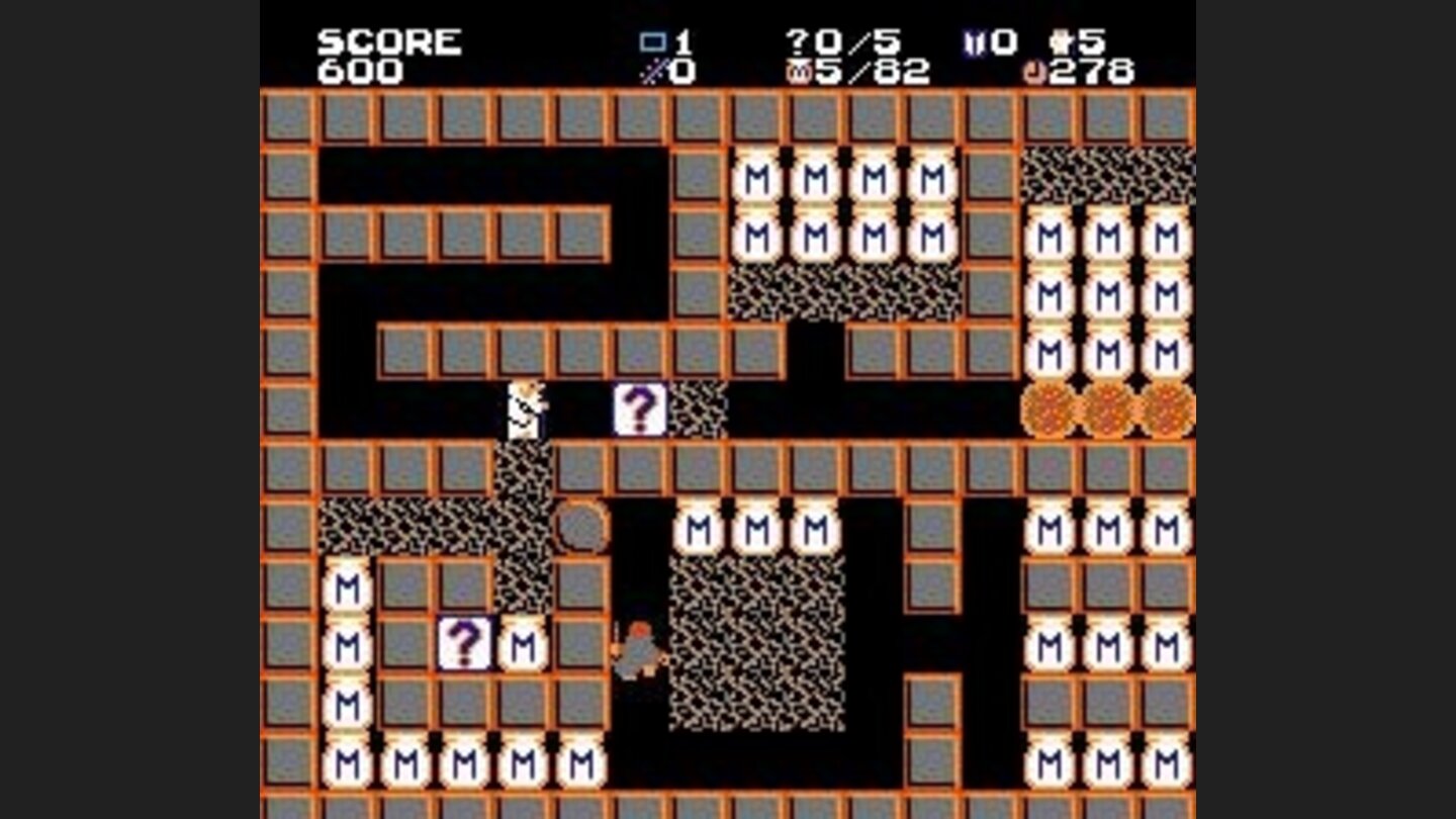 Collect question marks and Manna