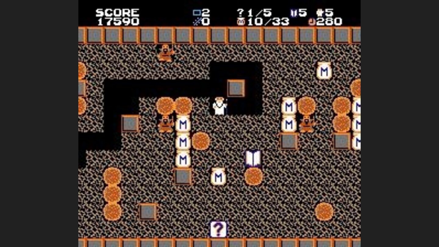 Be careful of the many obstacles when searching for question marks...