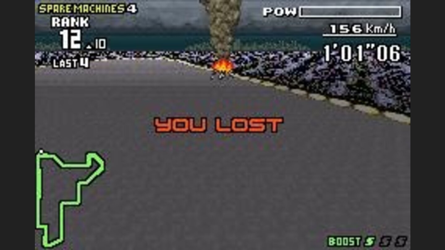 I am defeated in the circuit. Only the smoke reigns...