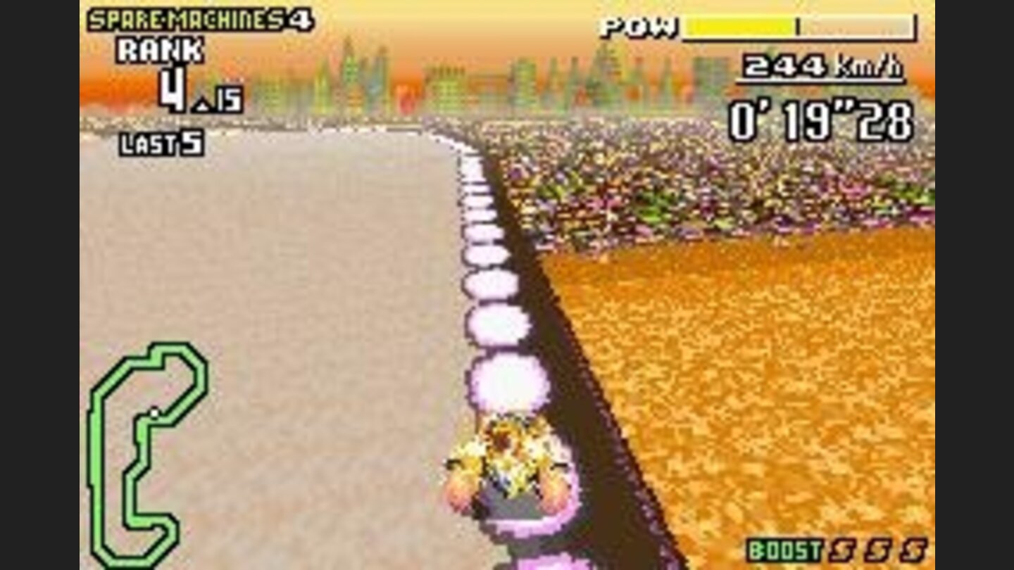 If you collide in this guard rail, the machine power decreases