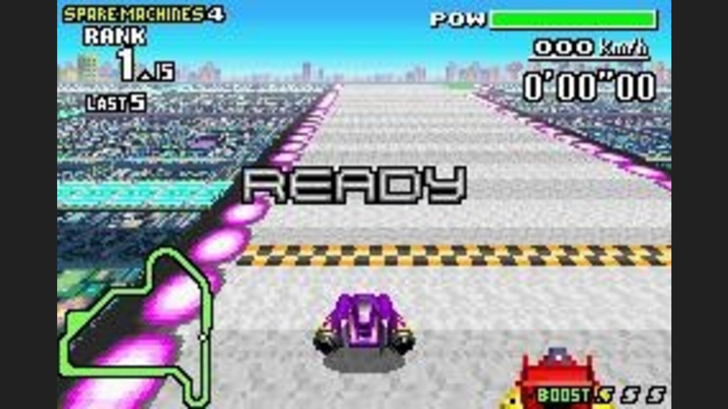 This pole position is very short... The machines are very aggressive and will block your way in the future.