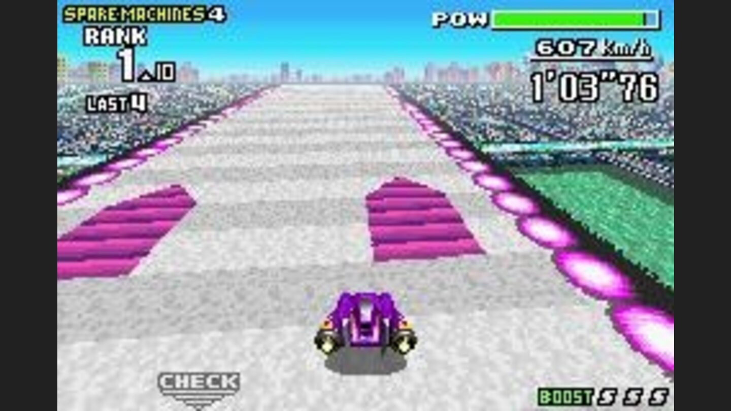 Since the SNES version, the dash zones shows the difference between winning or losing. Do not lose them!