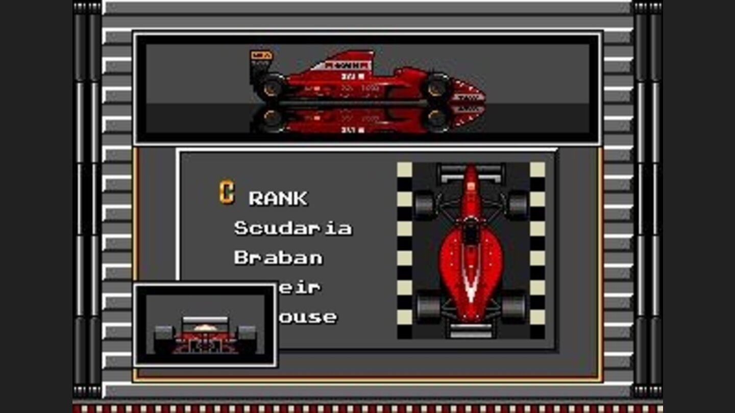 The Scuderia Italia team car