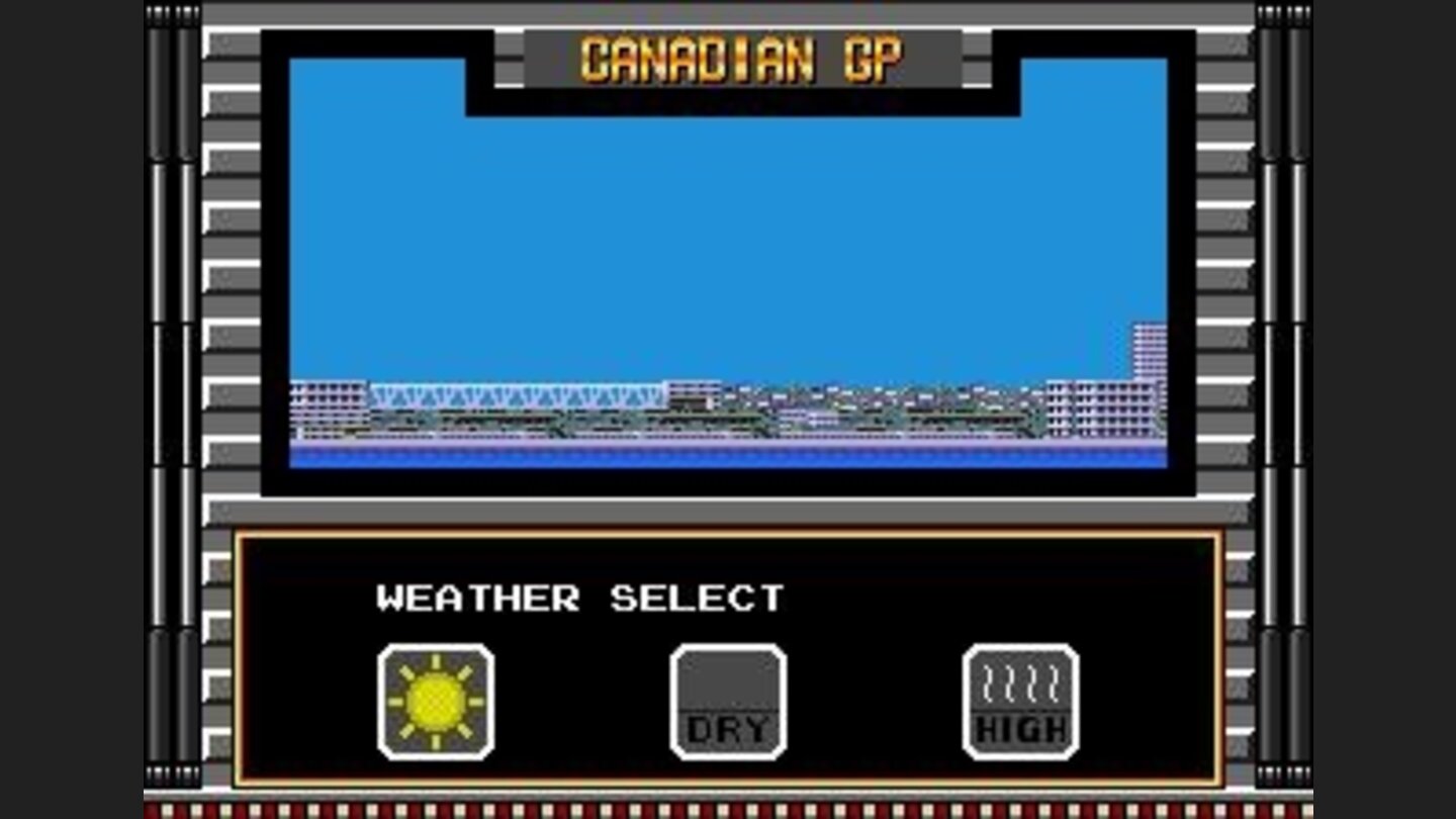 Selecting weather for Time Attack