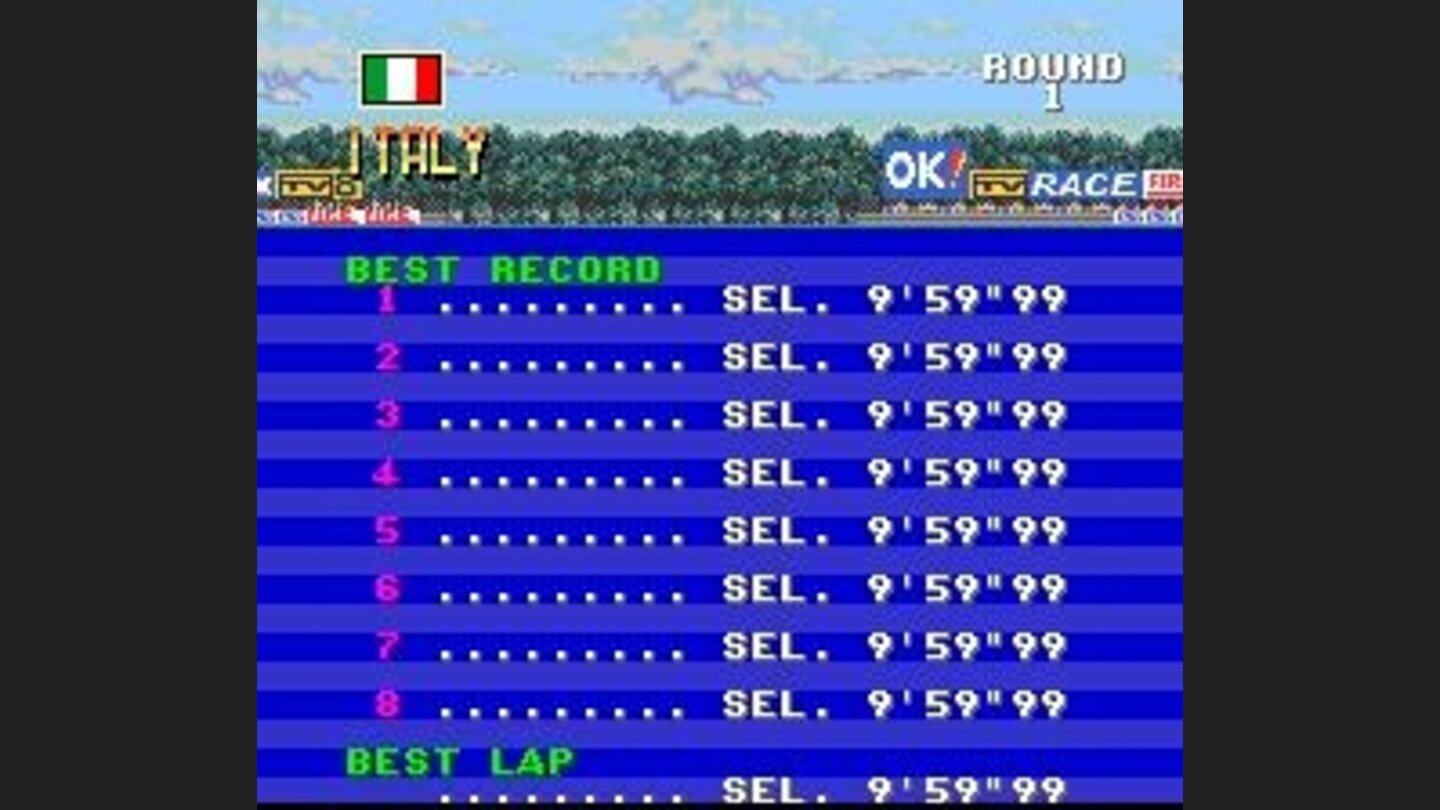 High scores table. Hmm... better luck next time?