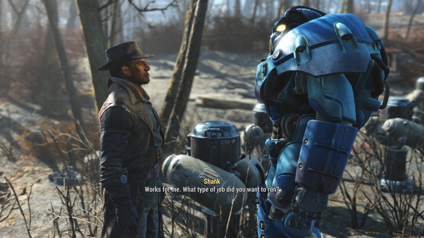 Fallout 4: Nuka-WorldDie Raider-Quests im Commonwealth bekommen wir von Prestons bösem Gegenstück Shank. Spannender als Siedlungen erobern und Siedler einschüchtern wird’s nicht.