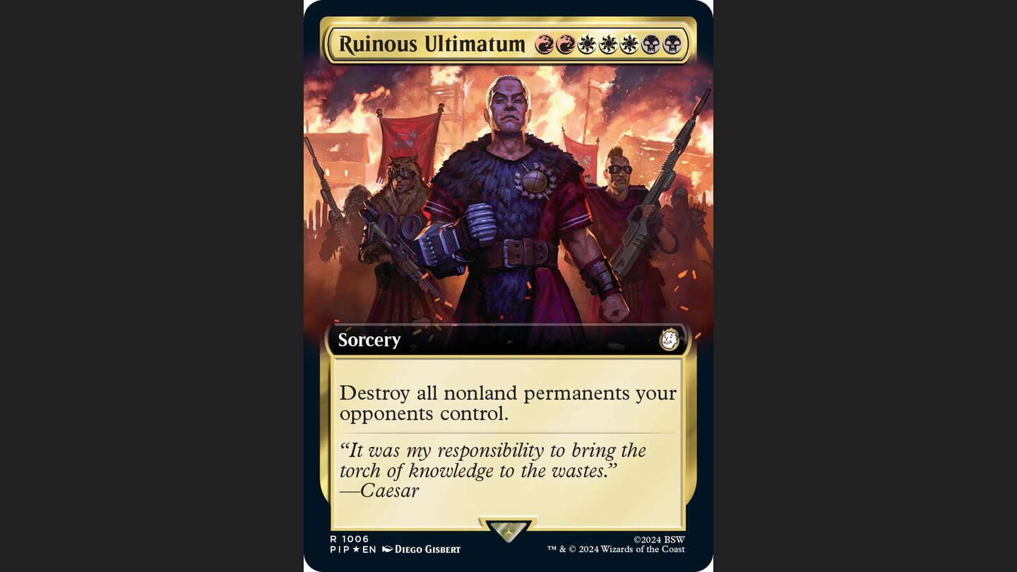 Fallout-Karte für Magic