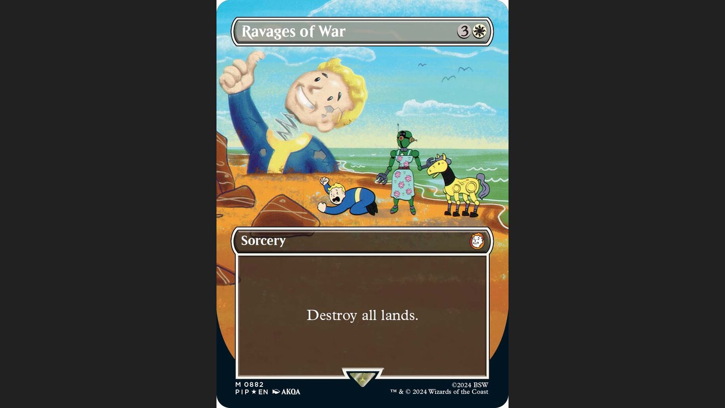 Fallout-Karte für Magic