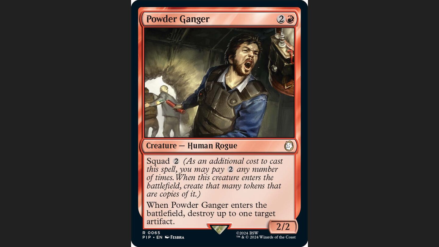 Fallout-Karte für Magic