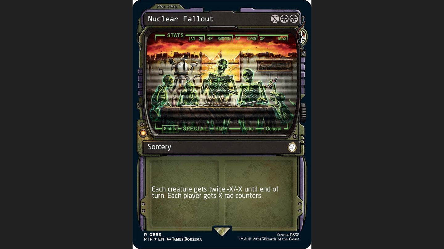 Fallout-Karte für Magic