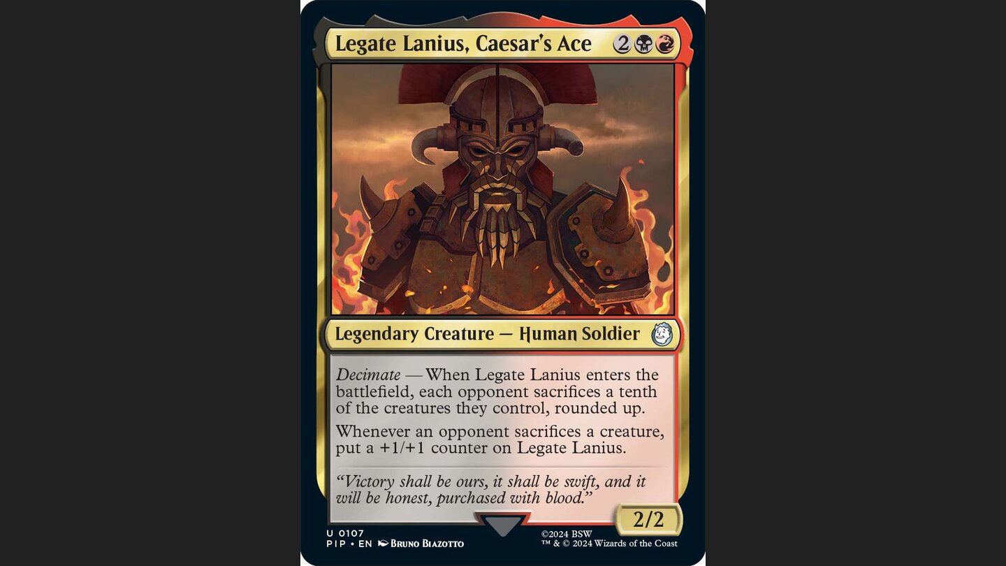 Fallout-Karte für Magic