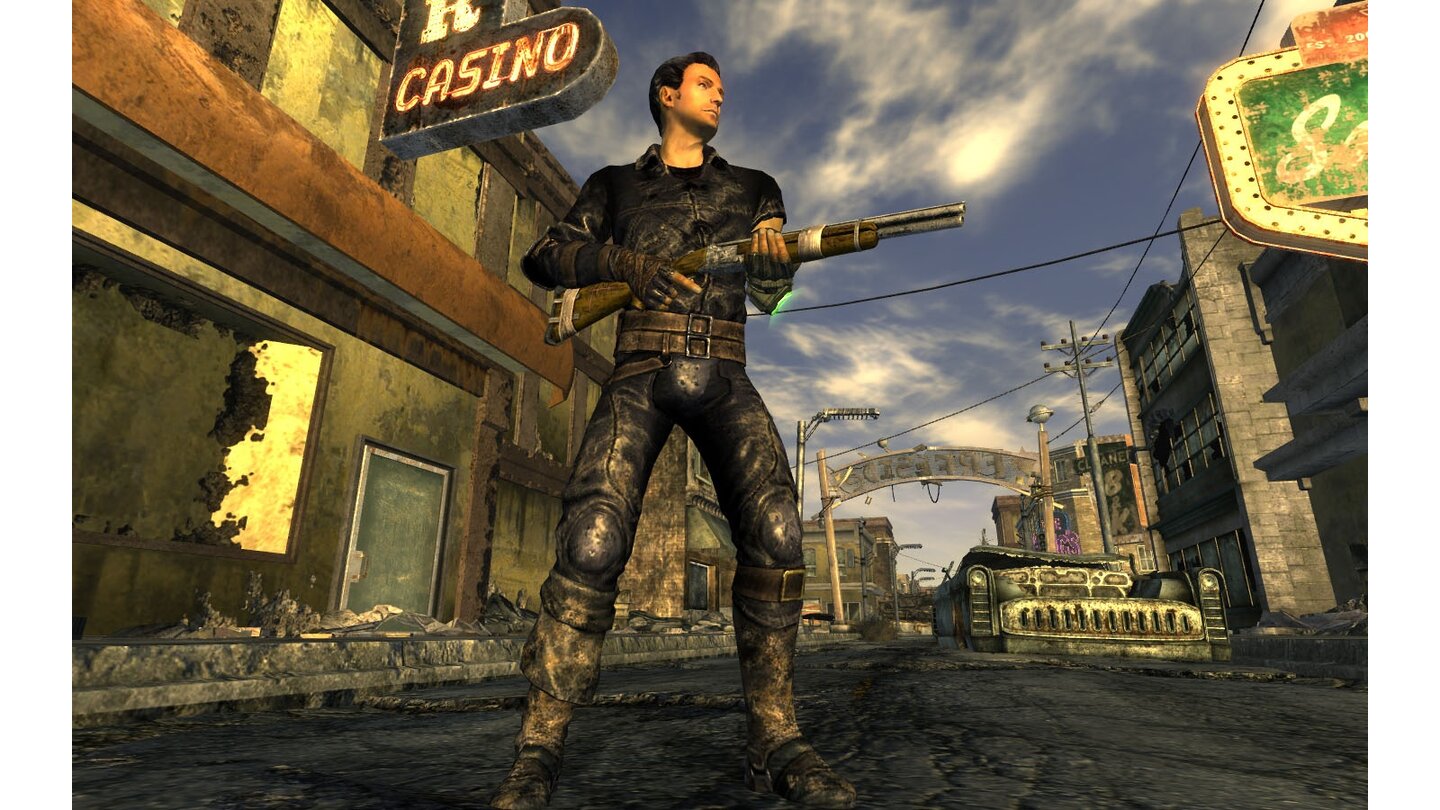 Fallout: New VegasDer Fallout-3-Ableger bringt eine komplett neue Umgebung und damit auch neue Geschichten, Gegenstände und Figuren. Das bewährten Spielprinzip wird behutsam verbessert. Evolution statt Revolution lautet das Motto.