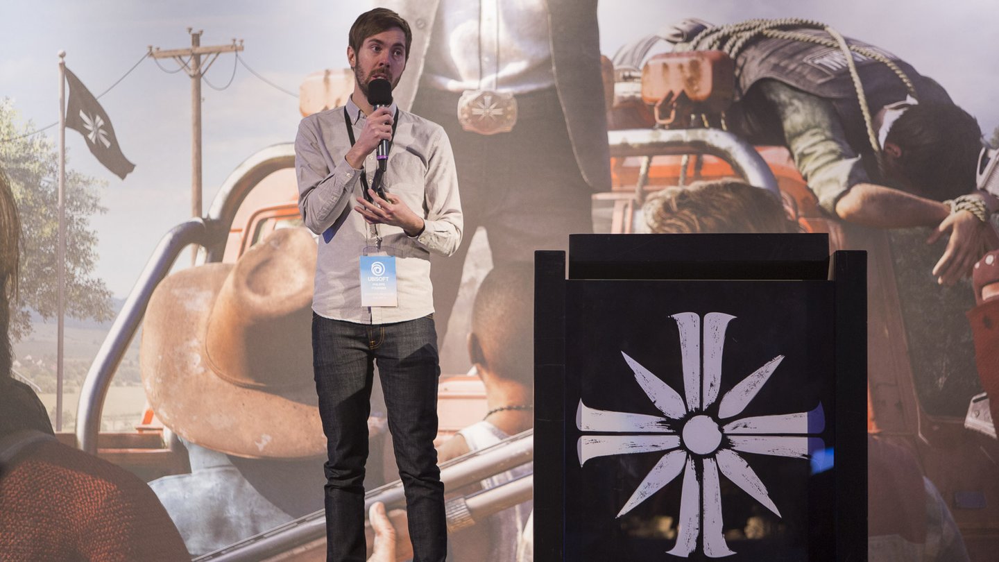Associate Producer Philippe Fournier von Ubisoft Montréal erklärt die Hintergründe von Far Cry 5 ...