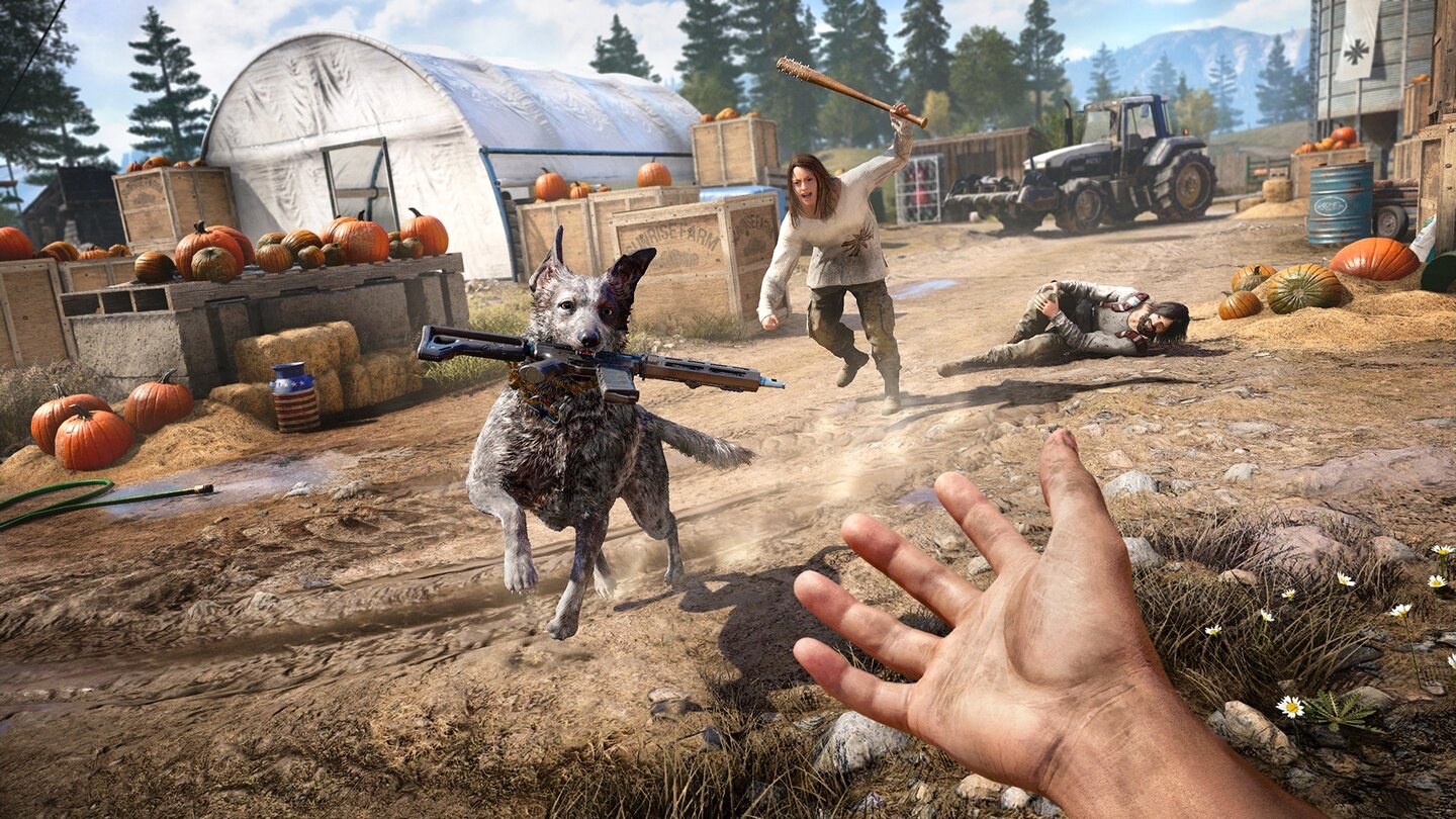 Mit in der Auswahl der Gratis-Spiele-Aktion ist mit Far Cry 5 der sechste Teil der preisgekrönten Shooter-Reihe. Release-Termin ist der 27.02.2018.