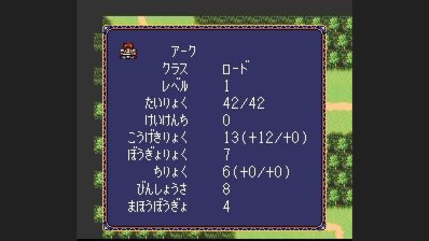 Character information