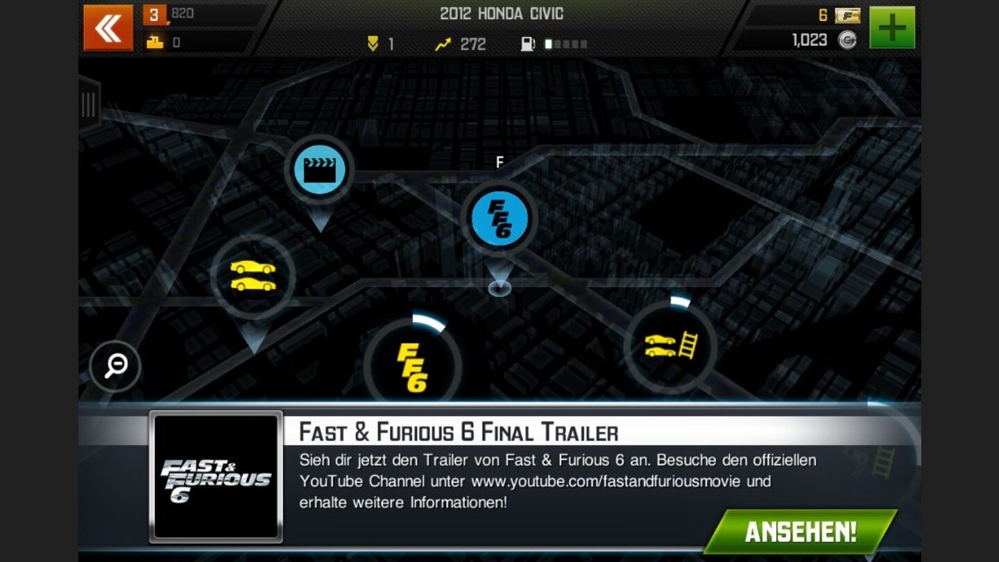 Fast + Furious 6: Das Spiel