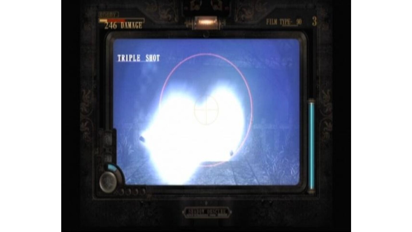 Triple shot means there were three souls in range of your aim and will result in you getting more points and saving the film