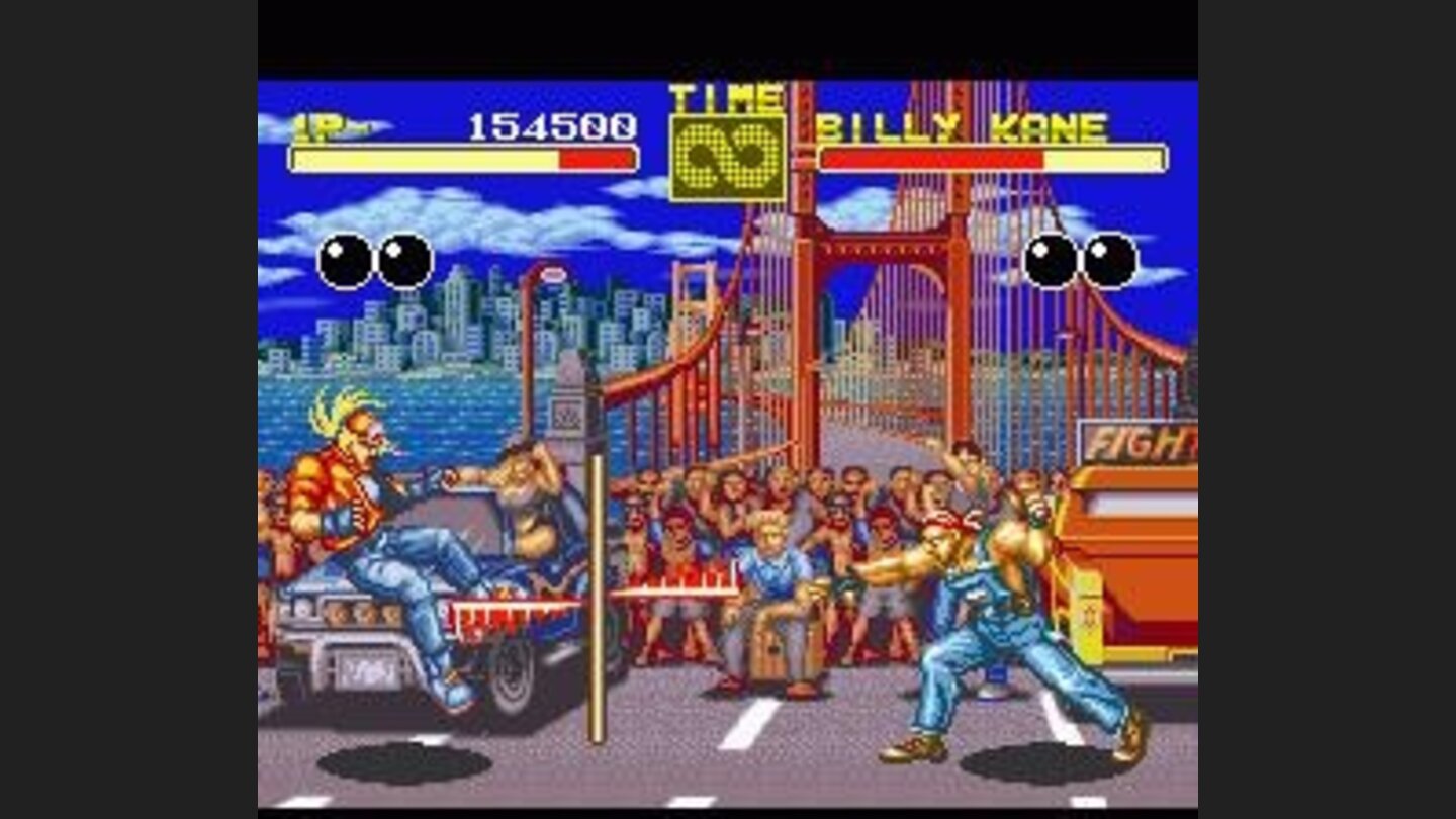 Terry Bogard vs. Billy Kane with his big stick