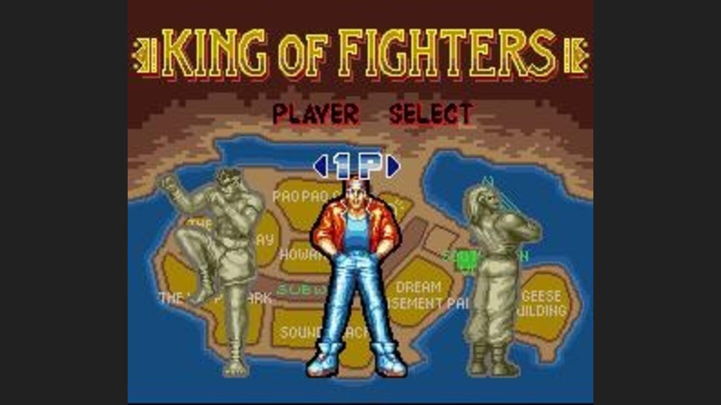 Select your fighter. Only three fighters are available