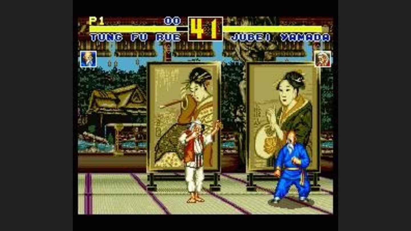 Battle of the old geezers: Jubei Yamada vs. Tung Fu Rue