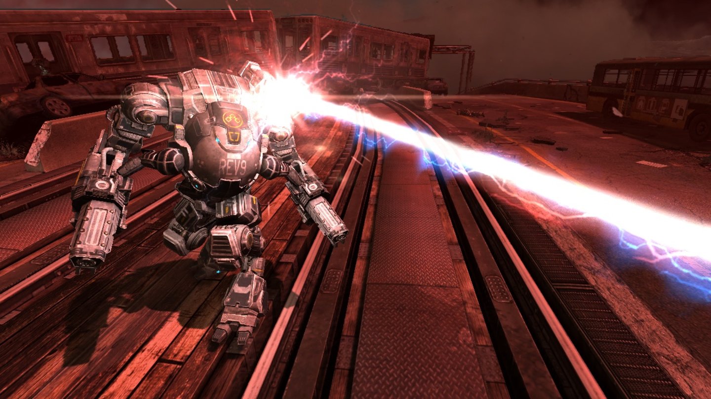 F.E.A.R. 3Mech-Bilder aus der Xbox-360-Version von Fear 3.