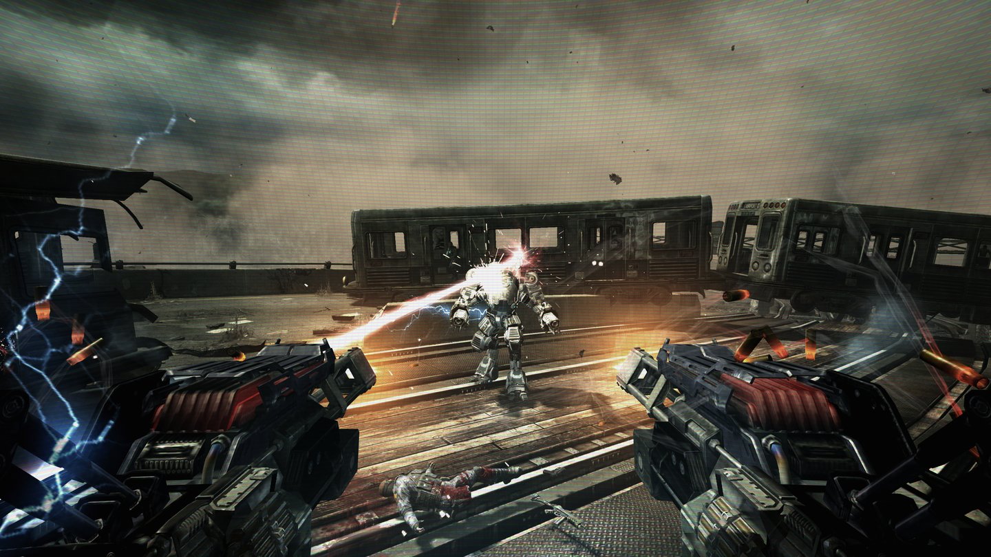 F.E.A.R. 3Mech-Bilder aus der Xbox-360-Version von Fear 3.