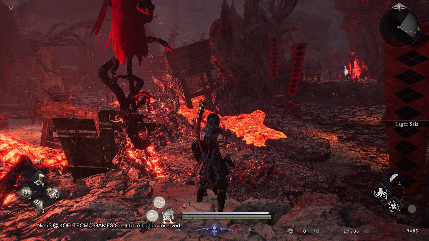 Nioh 3: Die Fegefeuer testen Geduld und Orientierungssinn.