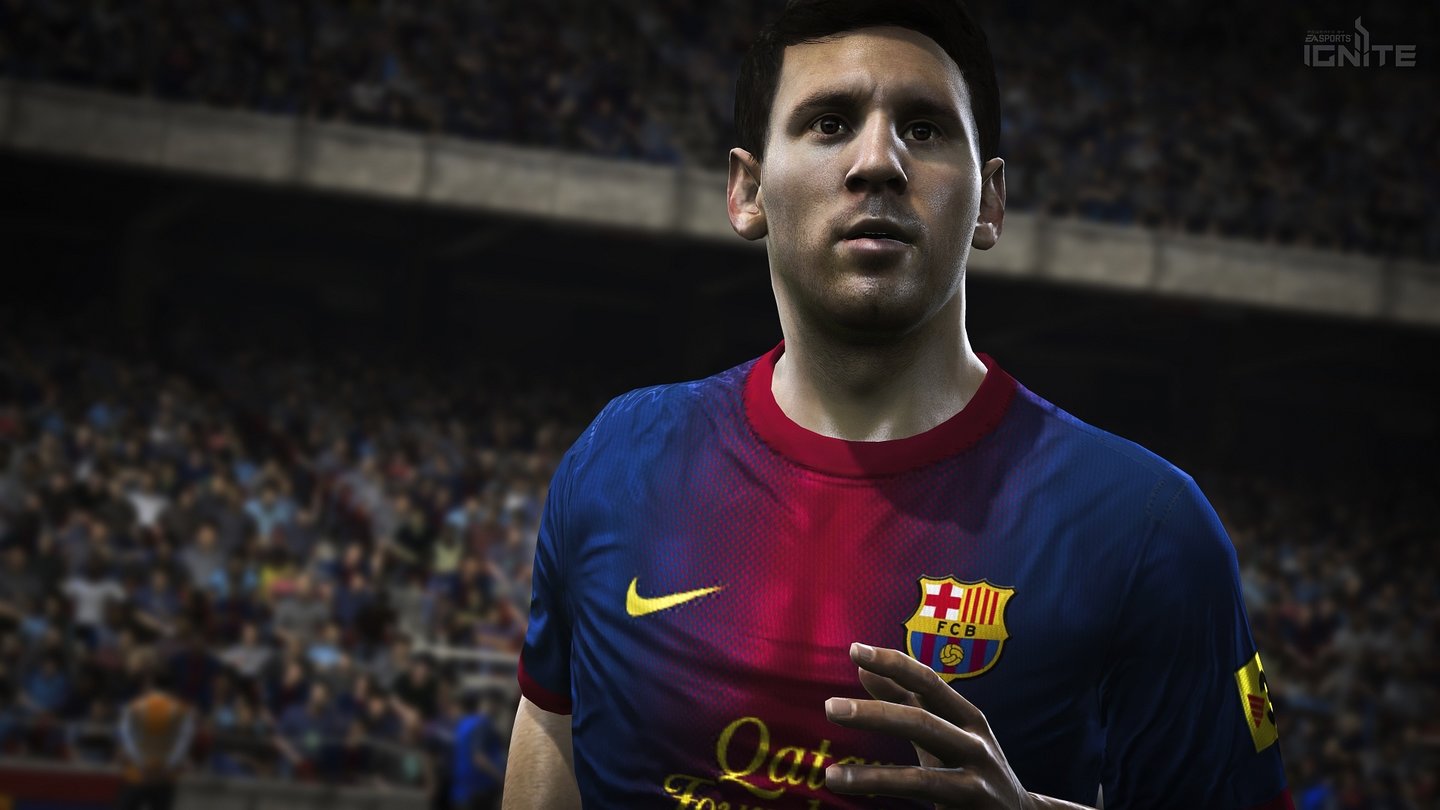 FIFA 14 (Xbox One / PlayStation 4)Die Gesichter der Spieler sind in der NextGen-Version von FIFA 14 detailliert wie nie.