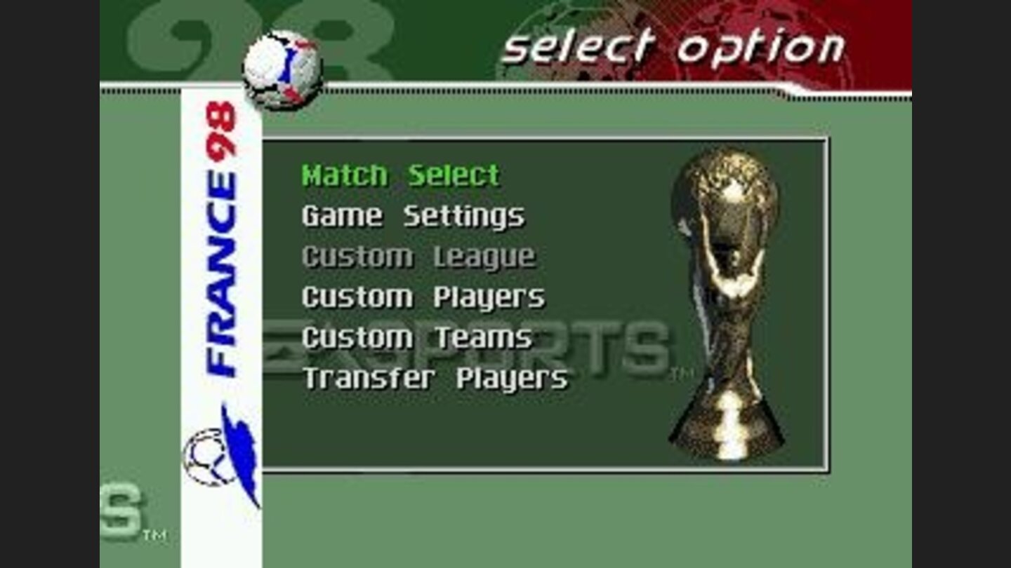 Lots of new options, such as creating your own players and team